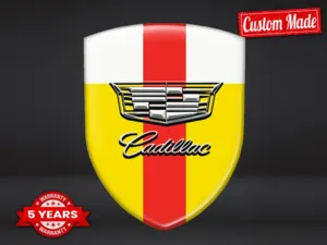 Cadillac Emblema Silicone Drift Design Elegante Badge Cupola ST